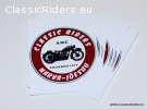 Наклейки с лого Classic Riders/Classic Riders logoga klepsud
